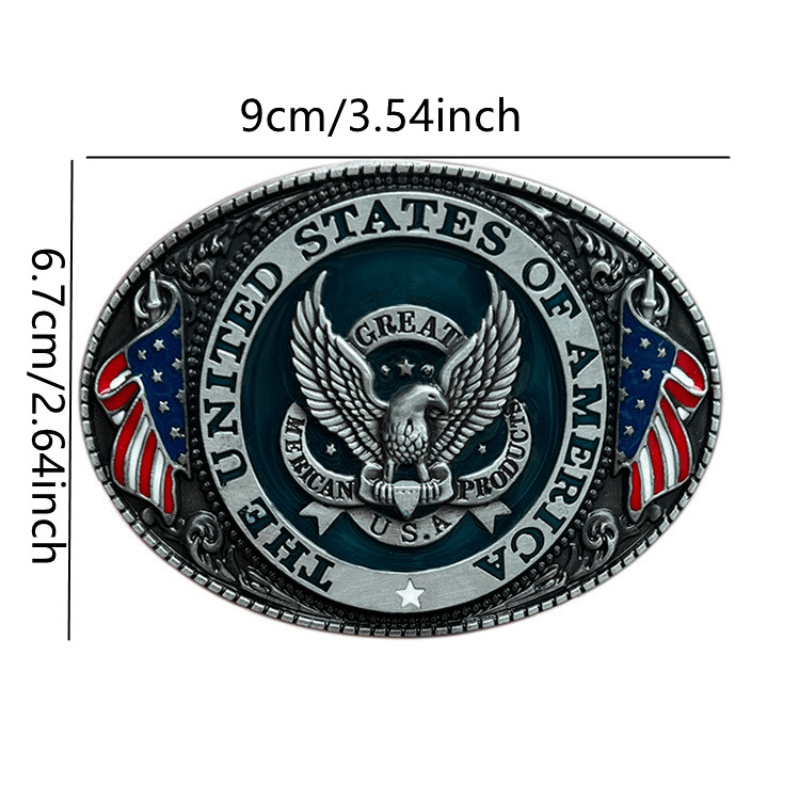 Hot Eagle American Flag Belt Buckle Retro Casual Handicrafts