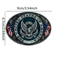 Hot Eagle American Flag Belt Buckle Retro Casual Handicrafts