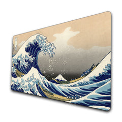 Japanese Waves Sea Mouse Pad Large Computer Keyboard Mat