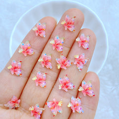 10pcs Resin Mini Butterfly Flat Back Manicure Embellishments