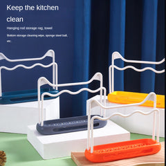 Cat Ears Kitchen Sink Rack Faucet Dishcloth Sponge Holder