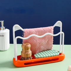 Cat Ears Kitchen Sink Rack Faucet Dishcloth Sponge Holder