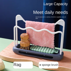 Cat Ears Kitchen Sink Rack Faucet Dishcloth Sponge Holder