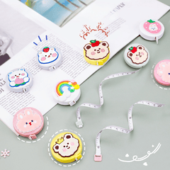 Mini Cartoon Tape Measure for School Home Tailoring Knitting Crafts Weight Loss