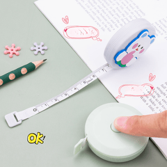 Mini Cartoon Tape Measure for School Home Tailoring Knitting Crafts Weight Loss