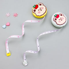 Mini Cartoon Tape Measure for School Home Tailoring Knitting Crafts Weight Loss