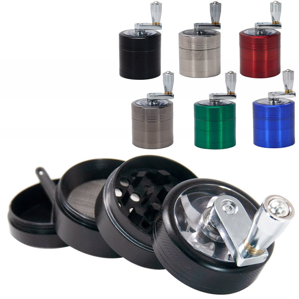 4 Layer Spice Grinder Metal Crusher for Kitchen Grinding Spices Herbs