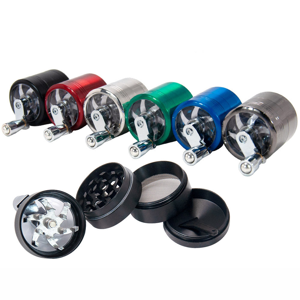 4 Layer Spice Grinder Metal Crusher for Kitchen Grinding Spices Herbs