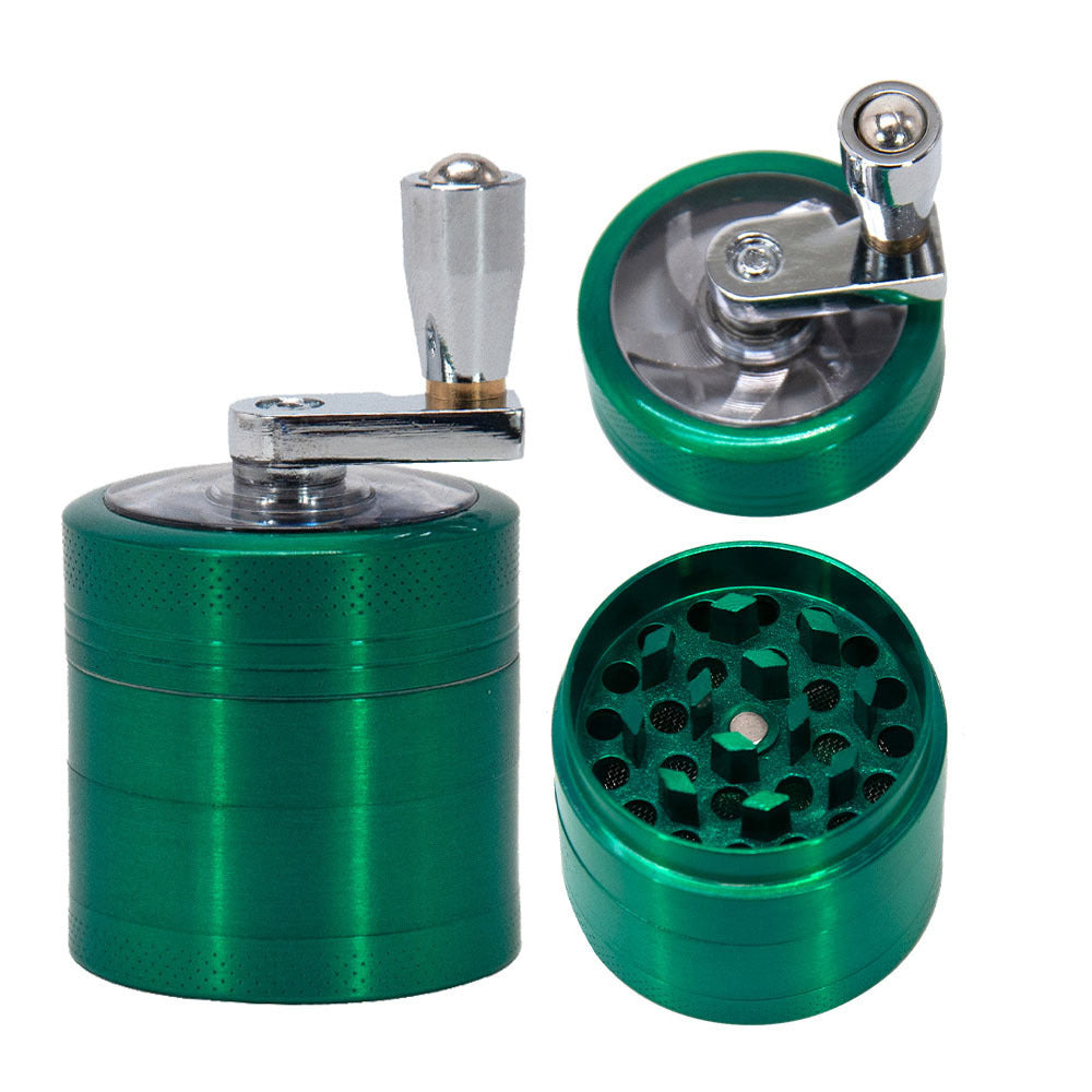 4 Layer Spice Grinder Metal Crusher for Kitchen Grinding Spices Herbs