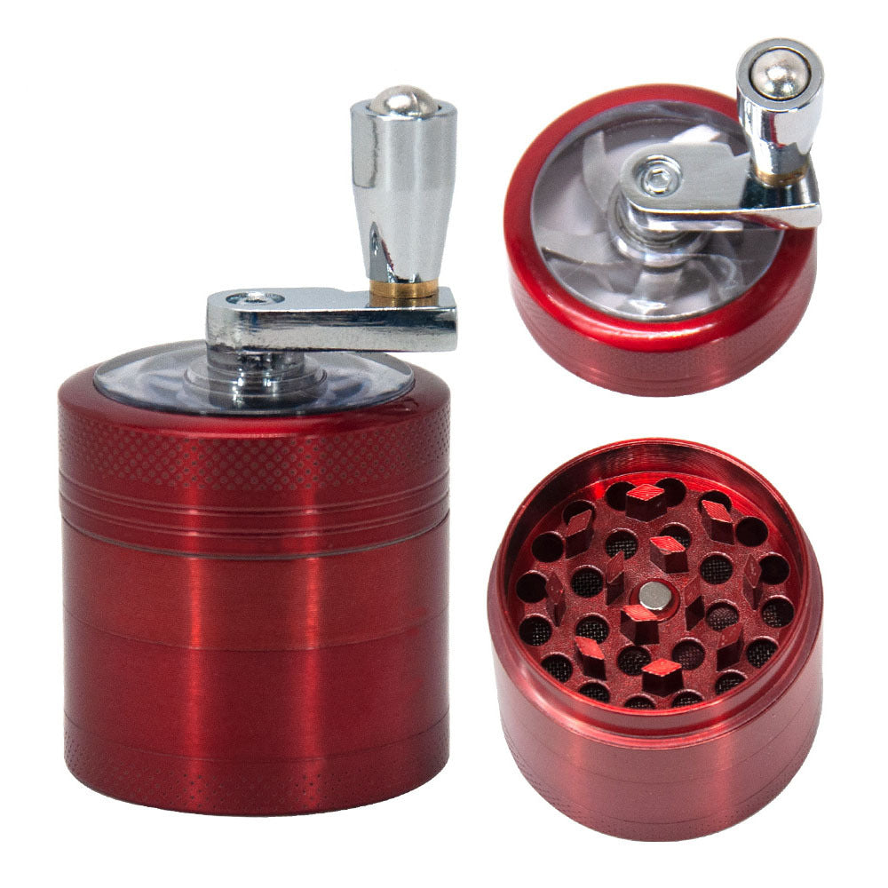 4 Layer Spice Grinder Metal Crusher for Kitchen Grinding Spices Herbs