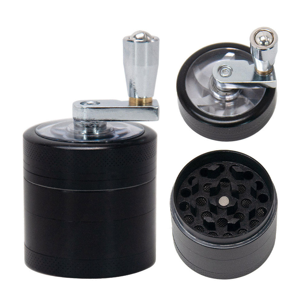 4 Layer Spice Grinder Metal Crusher for Kitchen Grinding Spices Herbs