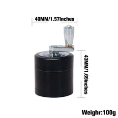 4 Layer Spice Grinder Metal Crusher for Kitchen Grinding Spices Herbs