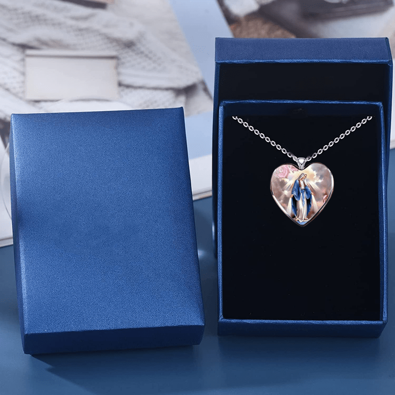 Heart Nail Stickers & Necklace Set