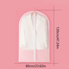1pc Clothes Dust Cover Suit Bag Dustproof Hanging Clothes Bag Garment Bag