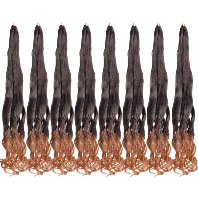 French Curly Hair Braid Extensions Loose Wave Elastic Braid 75g bag