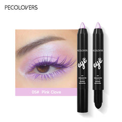 Double Ended Eyeshadow & Highlighter Pen Matte Pearly Glitter Eye Makeup