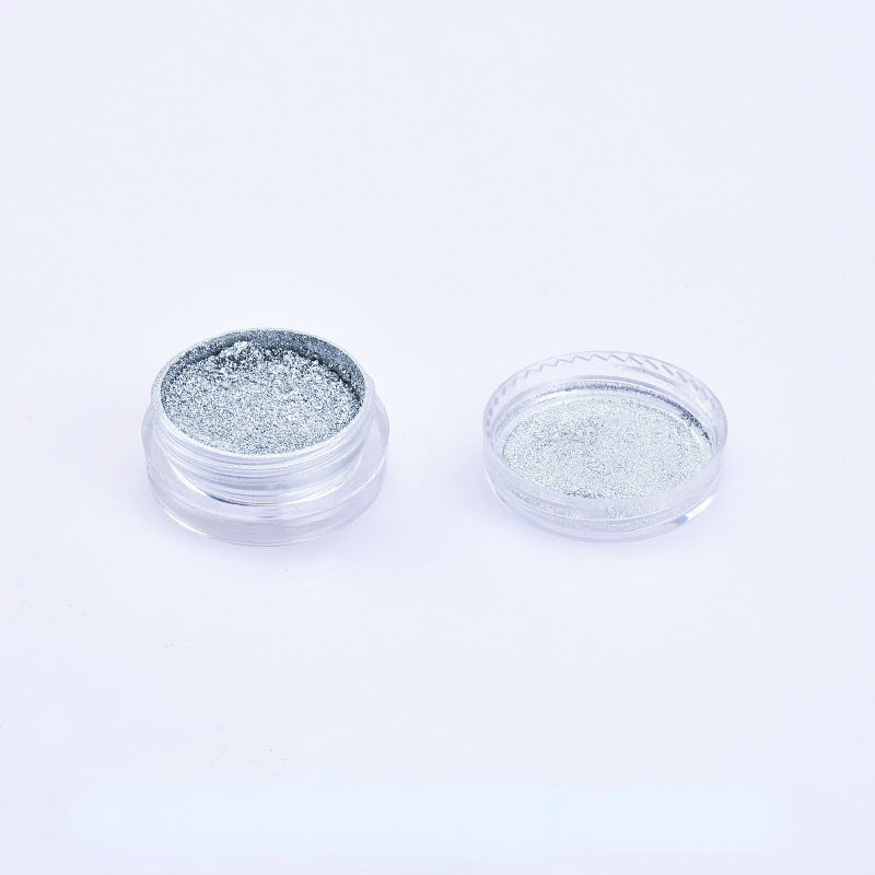 Metallic Silver Pigment Pearlescent Dye UV Resin Epoxy Color Jewelry