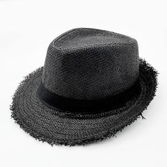 Breathable Top Hat Solid Sunscreen Beach Hat Outdoor Travel Jazz Hat