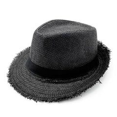 Breathable Top Hat Solid Sunscreen Beach Hat Outdoor Travel Jazz Hat