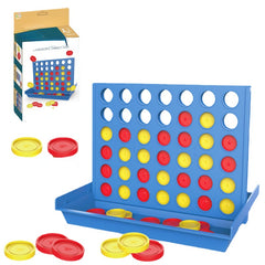 Kids Classic Grid Board Game 4x4 2 Player Strategy Game for Families, Children