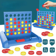 Kids Classic Grid Board Game 4x4 2 Player Strategy Game for Families, Children