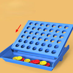 Kids Classic Grid Board Game 4x4 2 Player Strategy Game for Families, Children