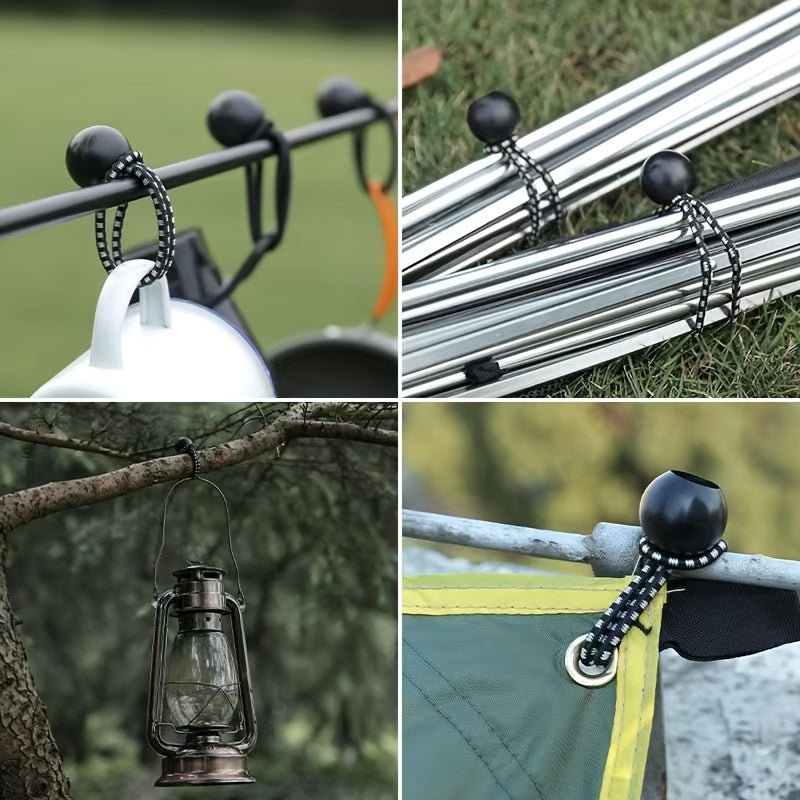5pcs Elastic Ball Head Strap for Secure Lashing of Gear