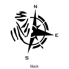 Adventure Sports Compass Car Stickers Waterproof Vinyl Decal