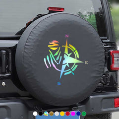Adventure Sports Compass Car Stickers Waterproof Vinyl Decal