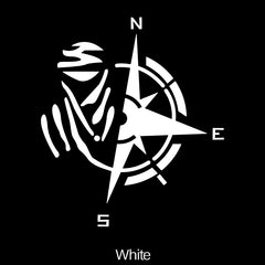 Adventure Sports Compass Car Stickers Waterproof Vinyl Decal