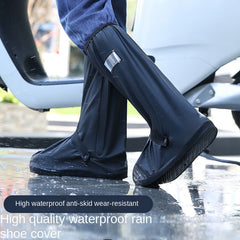 Waterproof Non-slip Rain Boot Covers Men High Tube Shoes