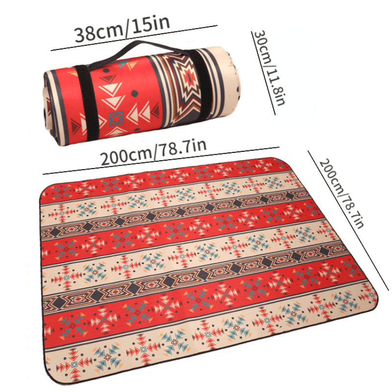 Large 200x200CM Outdoor Moisture-proof Mat for Beach Picnic Camping