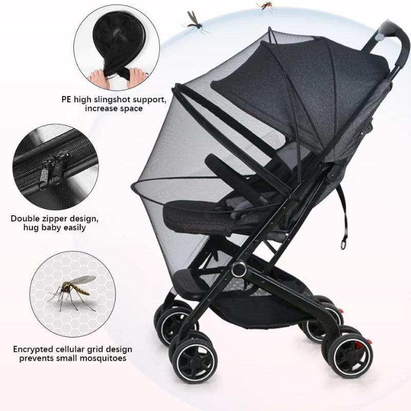 Stroller Mosquito Net Full Cover Stretchable Netting