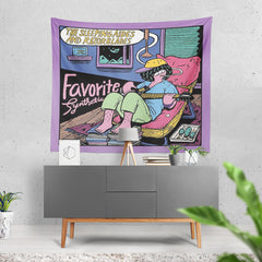 Retro Hanging Cloth for Dorm Room Decoration
