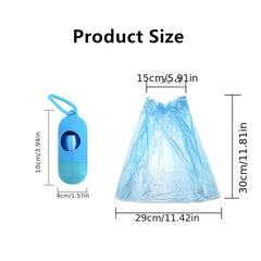 15pcs Car Garbage Bag With Box Waterproof Hanging Trash Bag