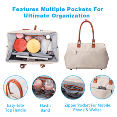 Large Capacity Baby Diaper Bag Maternity Tote for Moms Stroller Bag