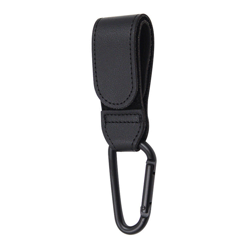 360 Rotatable PU Leather Stroller Hook for Cart & Pram Accessories