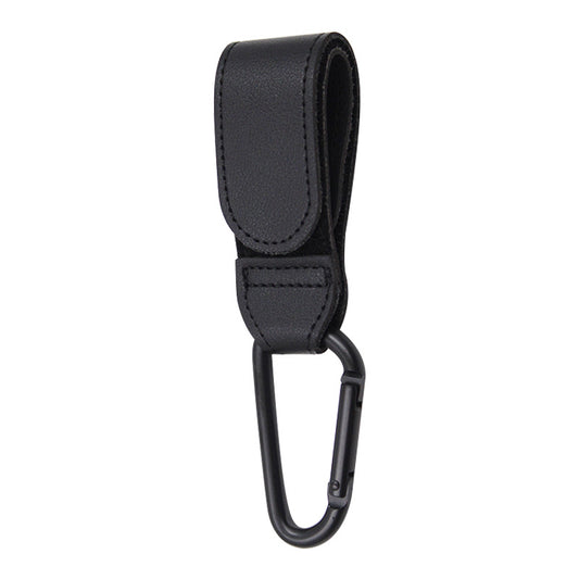 360 Rotatable PU Leather Stroller Hook for Cart & Pram Accessories