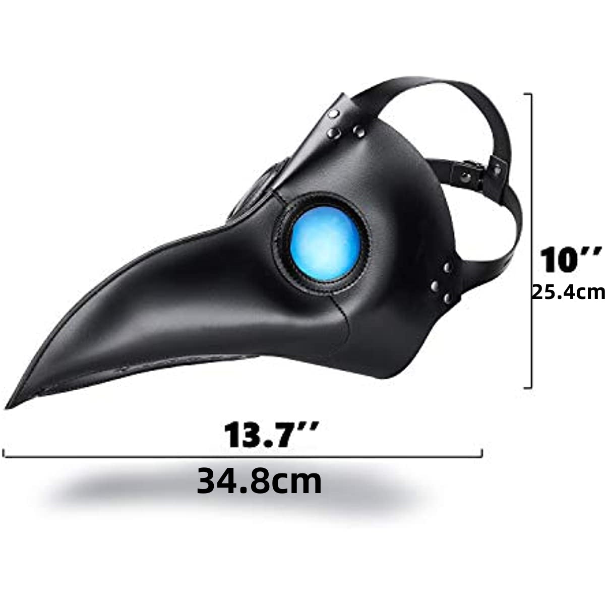 Plague Doctor Mask Halloween Costume Party Funky Bird PU Leather Mask
