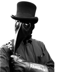 Plague Doctor Mask Halloween Costume Party Funky Bird PU Leather Mask