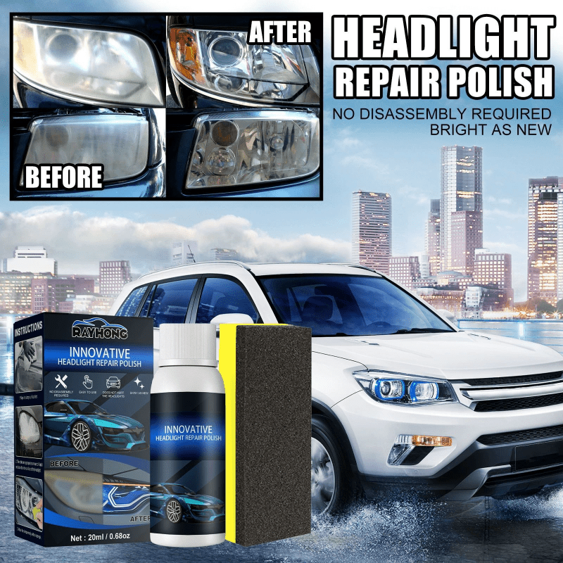 Car Headlight Repair Fluid Plating Film Tool Crystal Renovation Agent