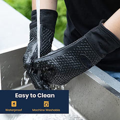 Heat Resistant BBQ Gloves Waterproof Non Slip Pot Holder for Cooking Baking