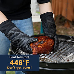 Heat Resistant BBQ Gloves Waterproof Non Slip Pot Holder for Cooking Baking