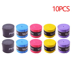 10 pcs Anti Slip Overgrips for Sports Equipment Badminton Fishing Tennis Bikes