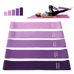 5pcs Resistance Bands for Home Yoga Pilates & Stretching