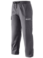 Classic Pockets Cargo Pants Men's Casual Straight Leg Drawstring Cargo Pants