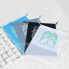 4 Pcs Travel Shoes Storage Pouch Drawstring Dustproof Organizers