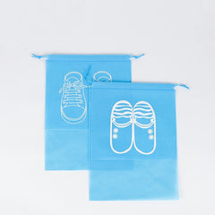 4 Pcs Travel Shoes Storage Pouch Drawstring Dustproof Organizers