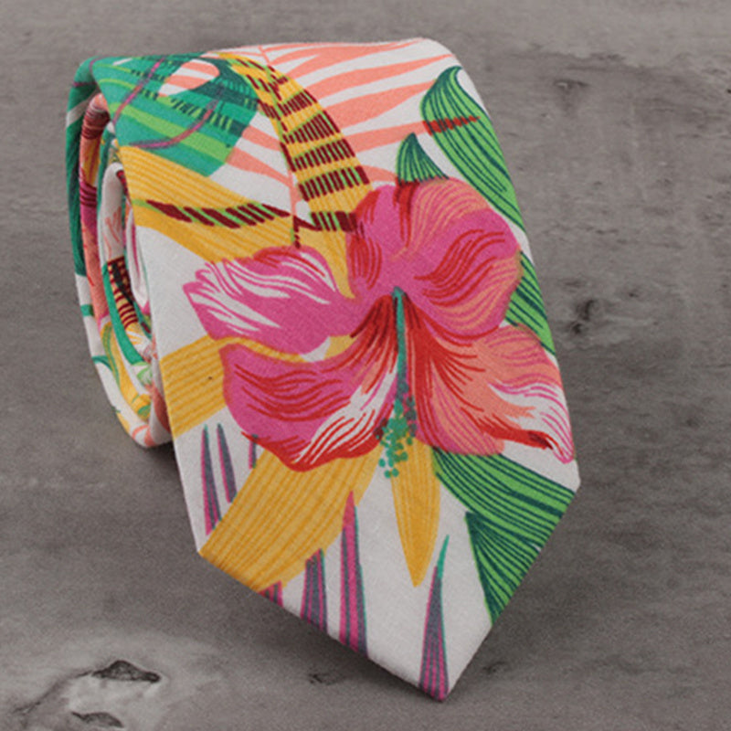 Men's Floral Necktie Business Wedding Tuxedo Great Gift