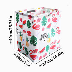 1pc Folding Hand Dirty Clothes Bucket Storage Basket Large Capacity